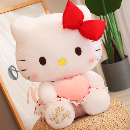Hello Kitty Plush Toy with Heart and Wings (Single Piece)