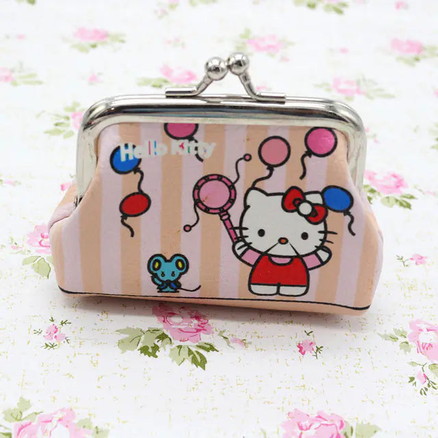 Hello Kitty Cartoon Coin Pouch and My Melody Wallet
