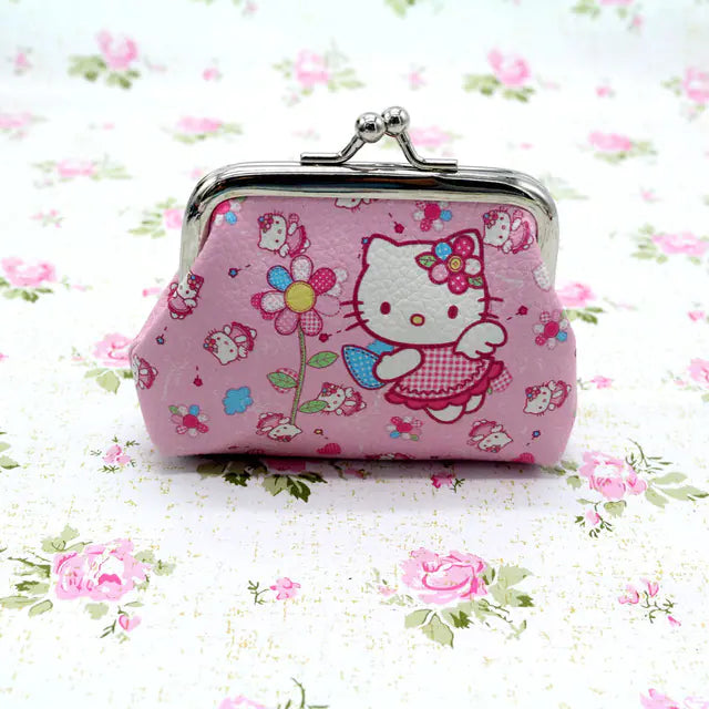 Hello Kitty Cartoon Coin Pouch and My Melody Wallet