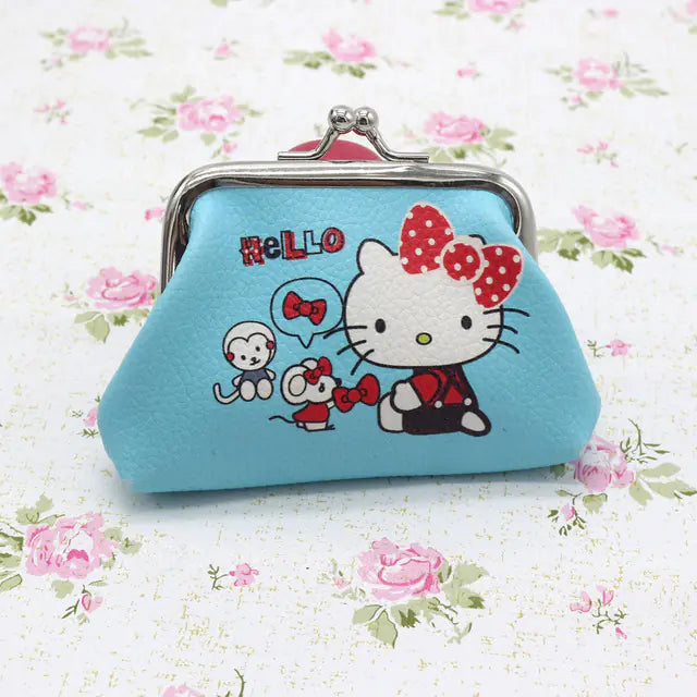 Hello Kitty Cartoon Coin Pouch and My Melody Wallet